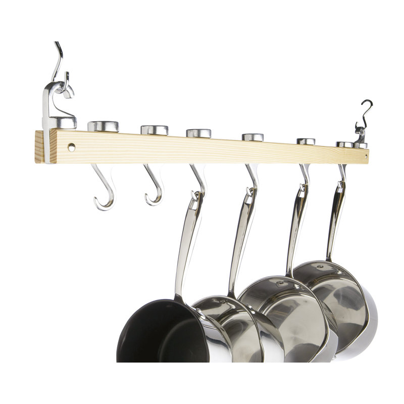 MasterClass Ceiling Mounted Single Hanging Pot Rack Wayfair.co.uk